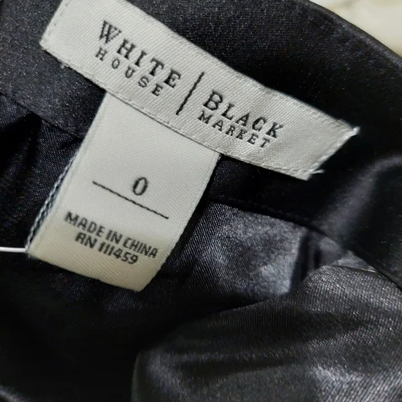 White House Black Market Cocktail Rhinestone Pencil Skirt Sz 0 Designer Fit - Picture 4 of 9